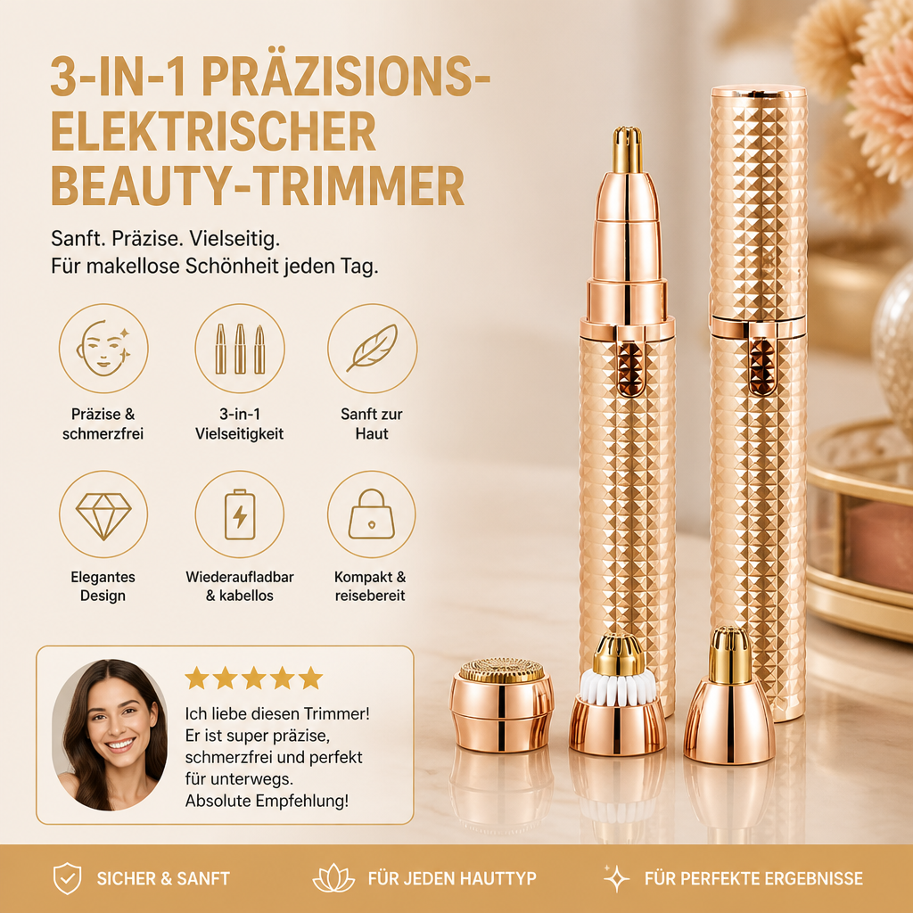 3-in-1 Präzisions-Elektrischer Beauty-Trimmer