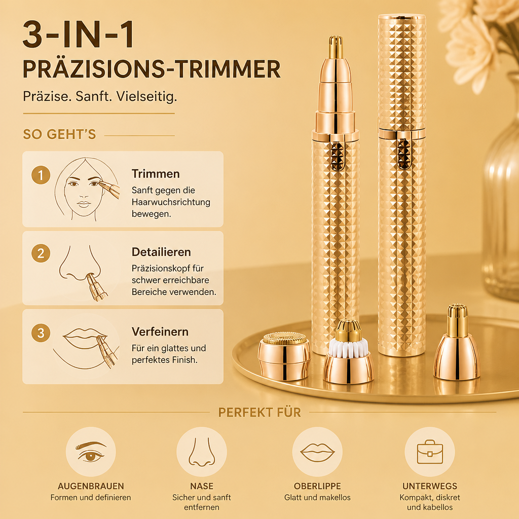 3-in-1 Präzisions-Elektrischer Beauty-Trimmer