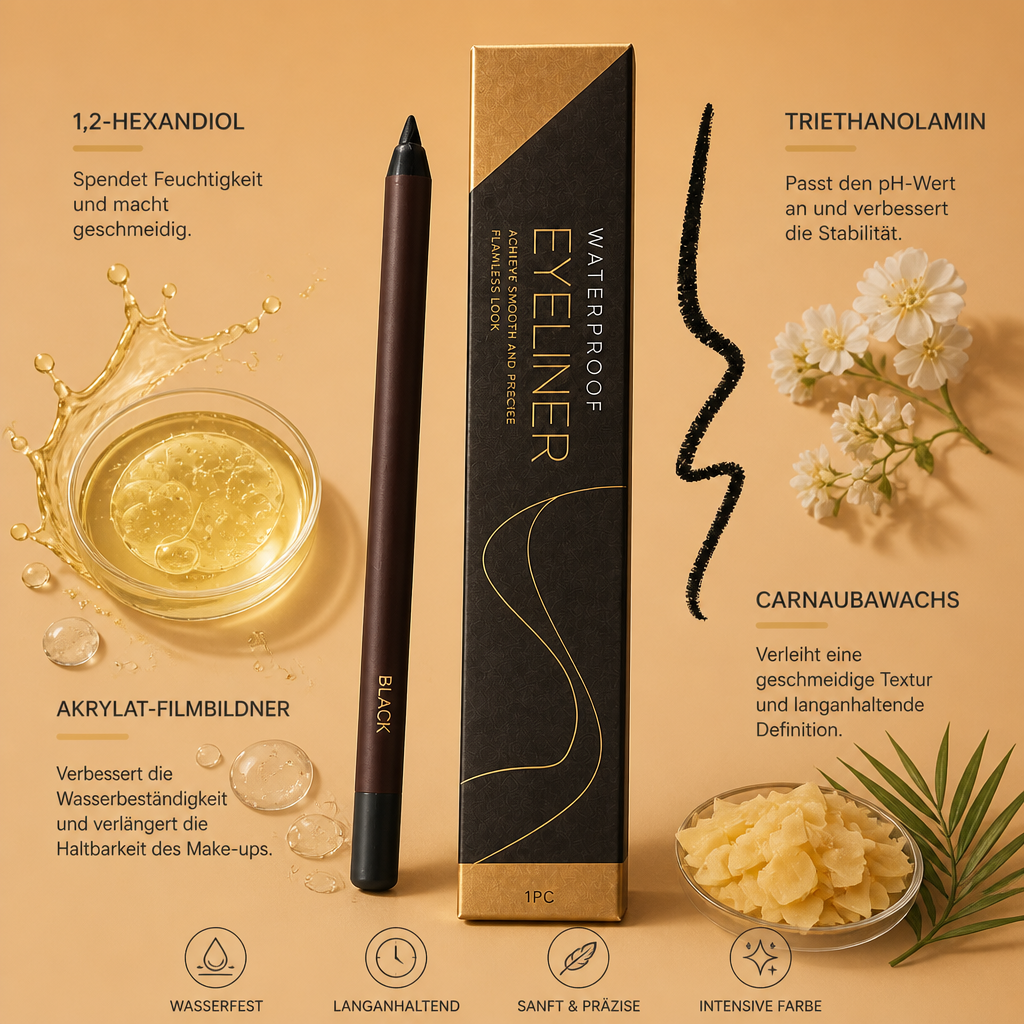 Wasserfester Präzisions-Eyeliner-Stift für Glatte, Langanhaltende Definition
