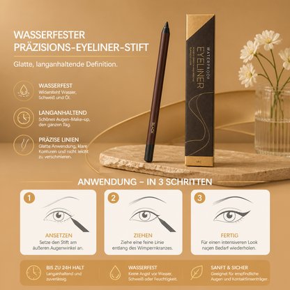 Wasserfester Präzisions-Eyeliner-Stift für Glatte, Langanhaltende Definition