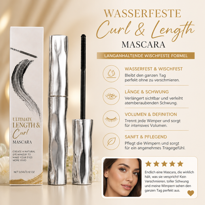 Wasserfeste Curl & Length Mascara – Langanhaltende Wischfeste Formel