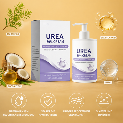 Urea Fußcreme – Intensive Feuchtigkeit für Weiche, Glatte Trockene Haut