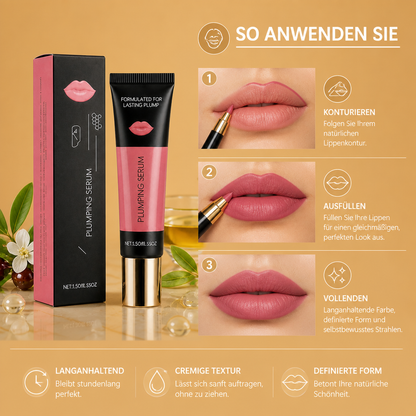 Aufpolsterndes Lippenserum – Leichte Feuchtigkeitspflege für Weichere, Voller Wirkende Lippen