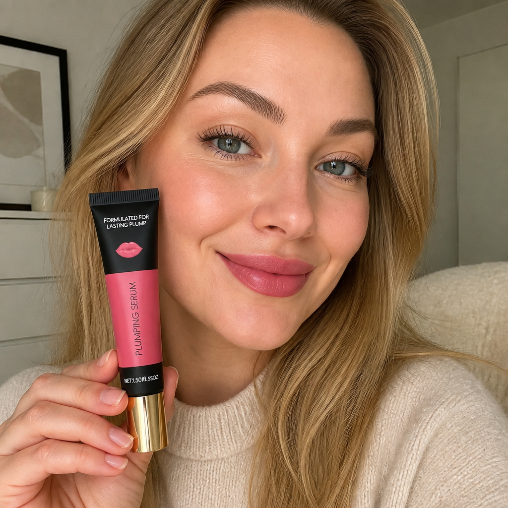 Aufpolsterndes Lippenserum – Leichte Feuchtigkeitspflege für Weichere, Voller Wirkende Lippen