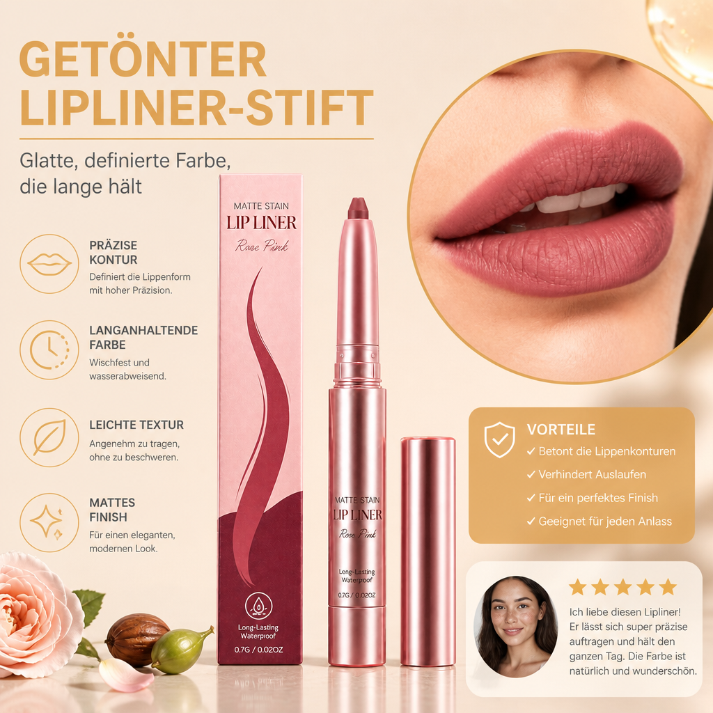 Getönter Lipliner-Stift – Glatte, definierte Farbe, die lange hält