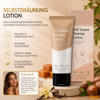 Selbstbräunungslotion – Feuchtigkeitsspendende Formel Für Einen Natürlich Goldenen Glow