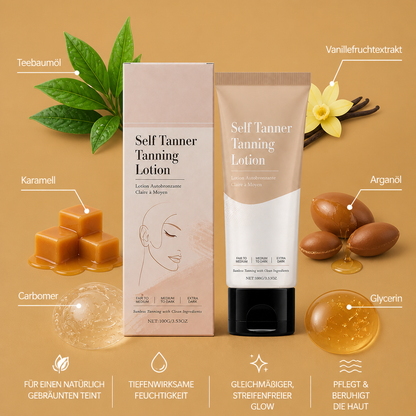 Selbstbräunungslotion – Feuchtigkeitsspendende Formel Für Einen Natürlich Goldenen Glow