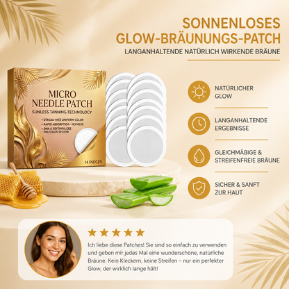 Sonnenloses Glow-Bräunungs-Patch – Langanhaltende Natürlich Wirkende Bräune