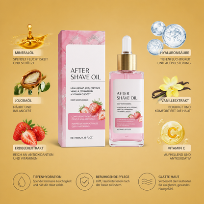 After-Shave-Öl für Glatte, Hydratisierte Hautpflege