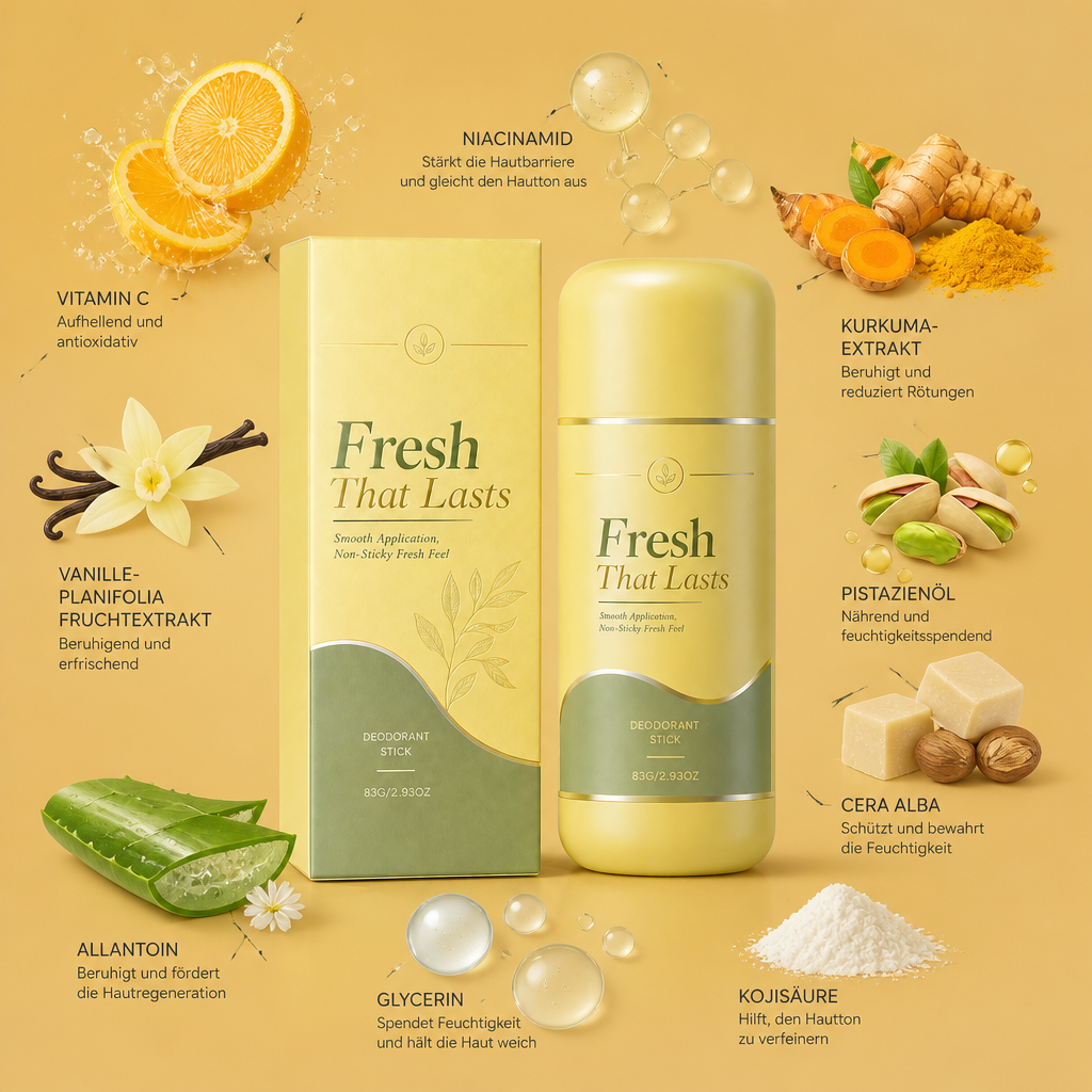 Langanhaltender Deodorant-Stick für Frische, Trockene & Angenehme Achseln