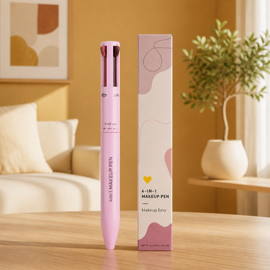 4-in-1 Make-up-Stift – Eyeliner, Highlighter, Lippen- & Augenbrauenstift