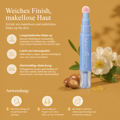2-in-1 Feuchtigkeitsspendender Concealer-Stift Mit Voller Deckkraft & Verblendschwamm