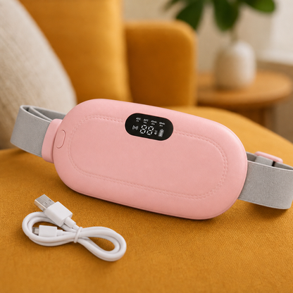 Wärmedyna Gegen Menstruationsbeschwerden & Bauchmassagegerät Mit Wärme- Und Vibrationsfunktion