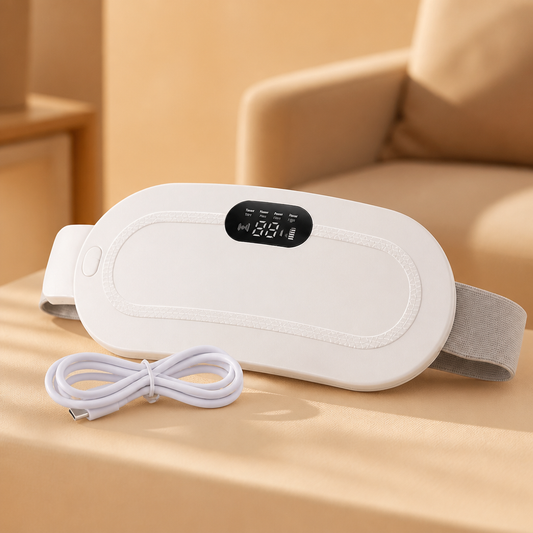 Wärmedyna Gegen Menstruationsbeschwerden & Bauchmassagegerät Mit Wärme- Und Vibrationsfunktion