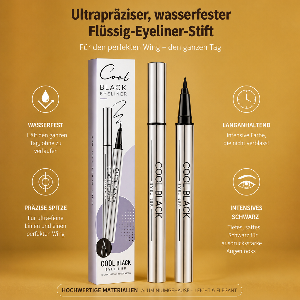 Ultrapräziser, wasserfester Flüssig-Eyeliner-Stift