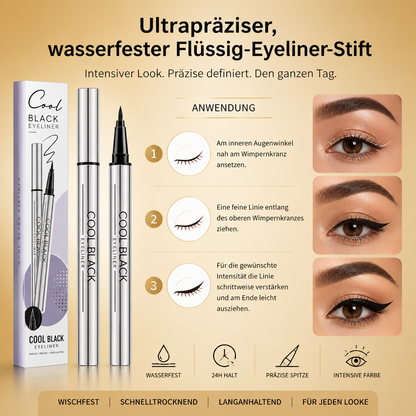 Ultrapräziser, wasserfester Flüssig-Eyeliner-Stift