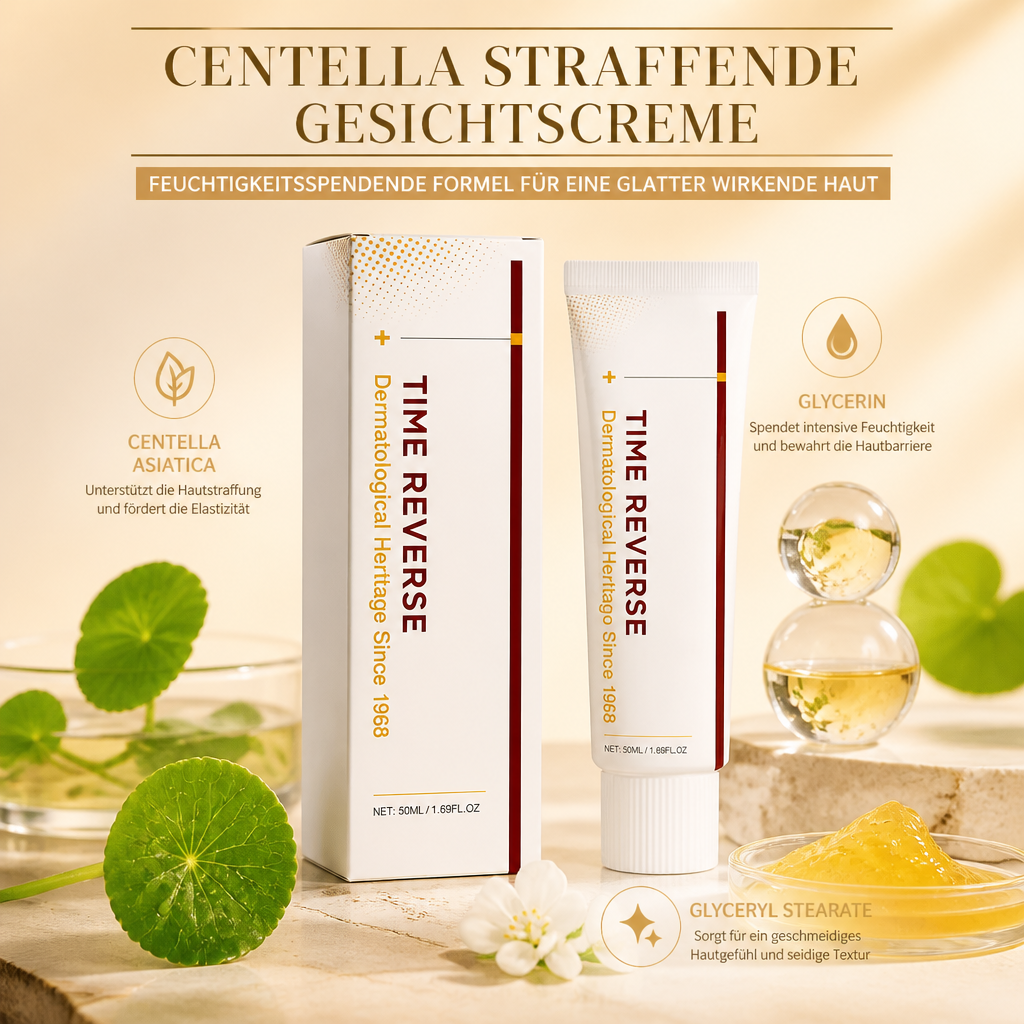 Centella Straffende Gesichtscreme – Feuchtigkeitsspendende Formel für eine glatter wirkende Haut