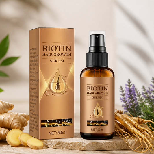 Biotin Haarwachstums-Serum – Nährende Formel für voller wirkendes Haar