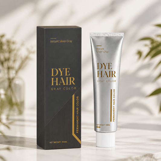 Silberblonde Haarfärbecreme – Langanhaltende Farbpflege für kühle Farbtöne