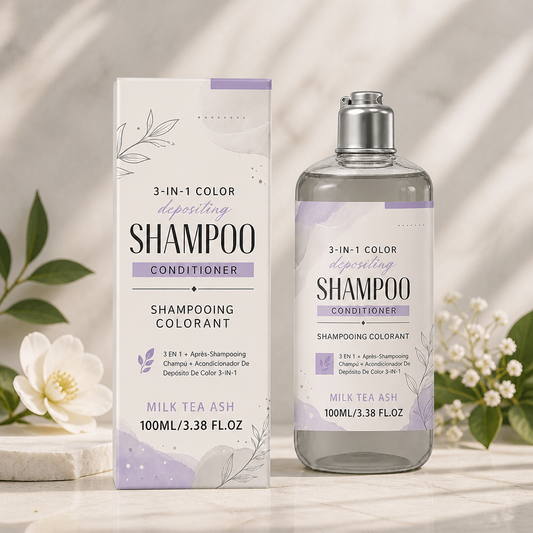 3-in-1 Farbauffrischendes Shampoo – Reinigende Haarfarben-Pflegeformel