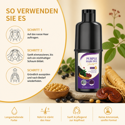 Polygonum Multiflorum Farbablagerndes Shampoo – Nährende Haarfarbenpflege