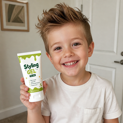 Kinder Haarstyling-Gel – Sanfter Halt & Feuchtigkeitsspendende Haarpflege