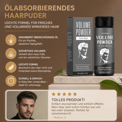 Ölabsorbierendes Haarpuder – Leichte Formel für frisches und voluminös wirkendes Haar
