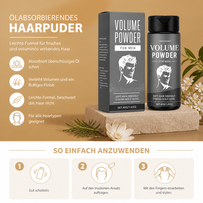 Ölabsorbierendes Haarpuder – Leichte Formel für frisches und voluminös wirkendes Haar