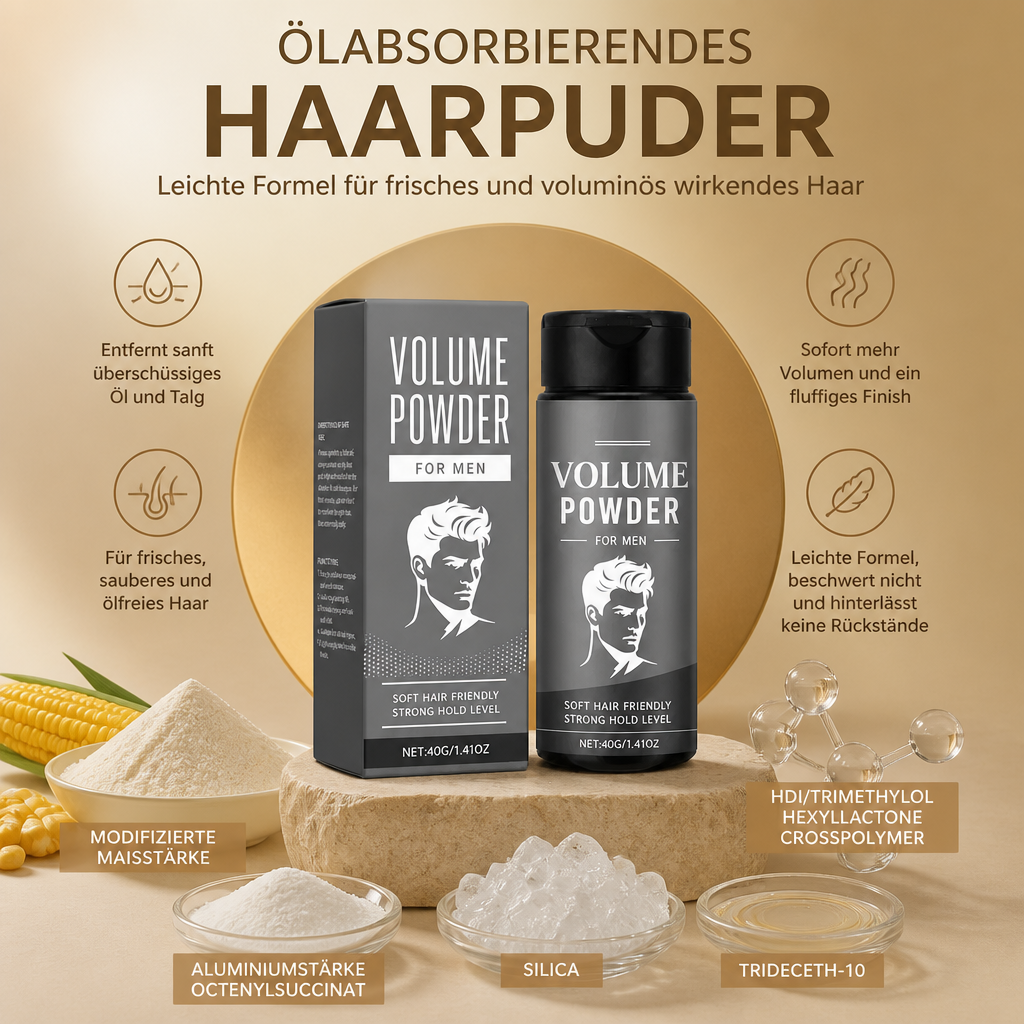 Ölabsorbierendes Haarpuder – Leichte Formel für frisches und voluminös wirkendes Haar