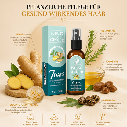 Ingwer Kopfhautpflegeöl – Pflanzliche Pflege für gesund wirkendes Haar