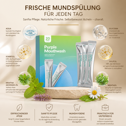 Tragbare Minz-Mundspülungsbeutel – Frische Mundpflege für den täglichen Gebrauch