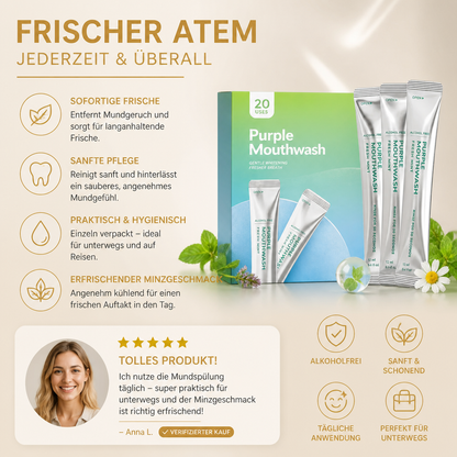 Tragbare Minz-Mundspülungsbeutel – Frische Mundpflege für den täglichen Gebrauch