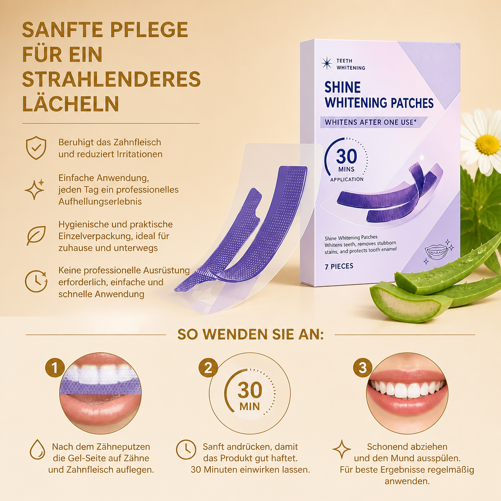 Hydrogel Zahnaufhellungsstreifen – Sanfte Pflege für ein strahlenderes Lächeln