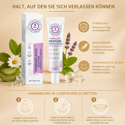 Zahnprothesen-Haftcreme – Langanhaltender Komfort und sicherer Halt