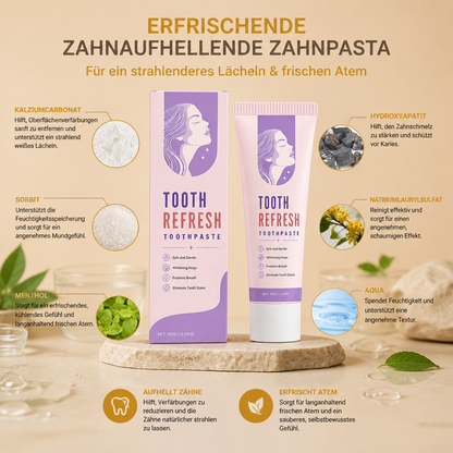 Erfrischende Zahnaufhellende Zahnpasta – Für ein strahlenderes Lächeln & frischen Atem