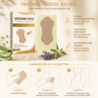 Unsichtbare Schweißabsorbierende Achselpads Für Trockenen Komfort Im Alltag