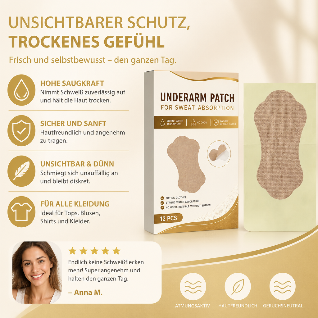 Unsichtbare Schweißabsorbierende Achselpads Für Trockenen Komfort Im Alltag