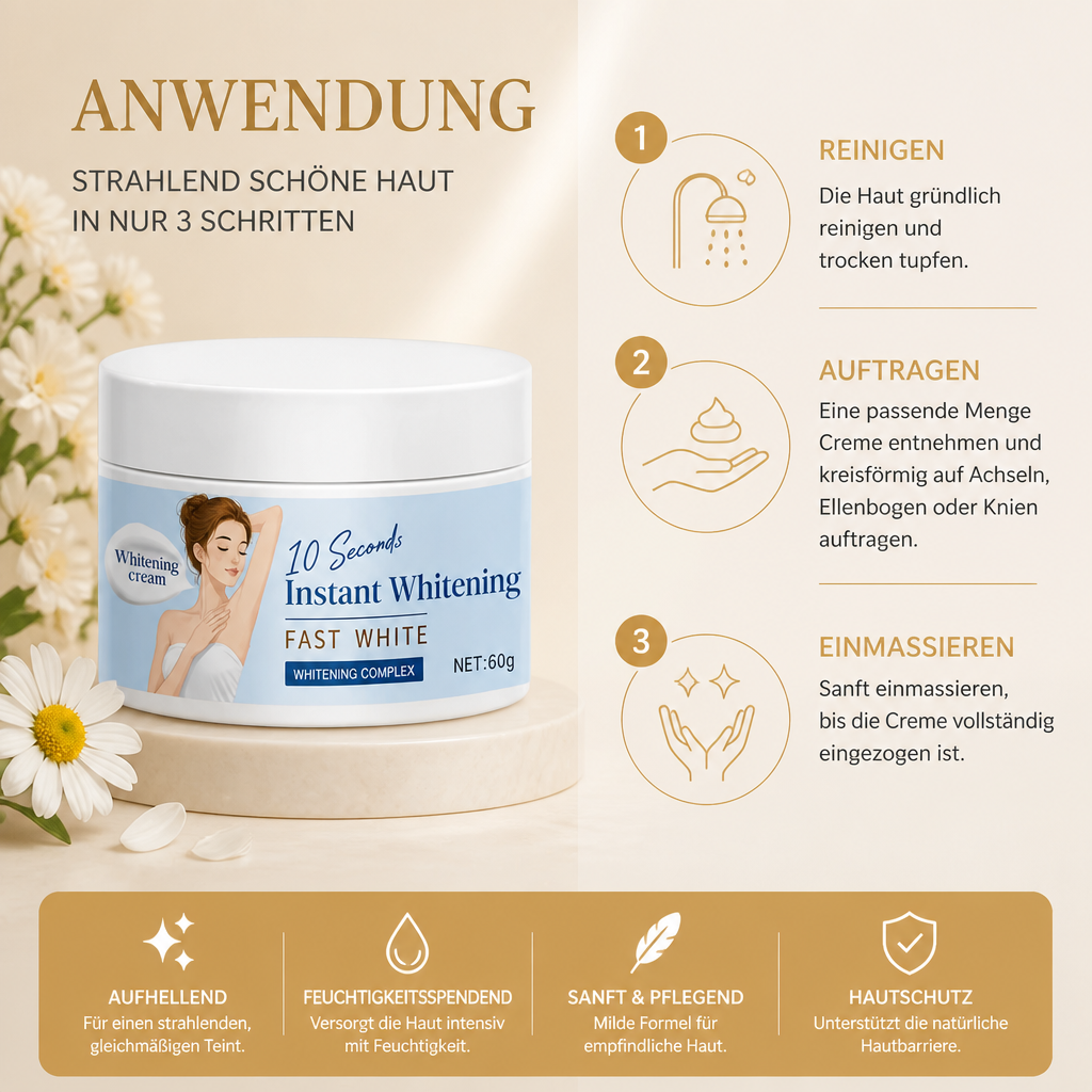 Ausstrahlungsfördernde Körpercreme Für Glatte, Ebenmäßig Wirkende Haut
