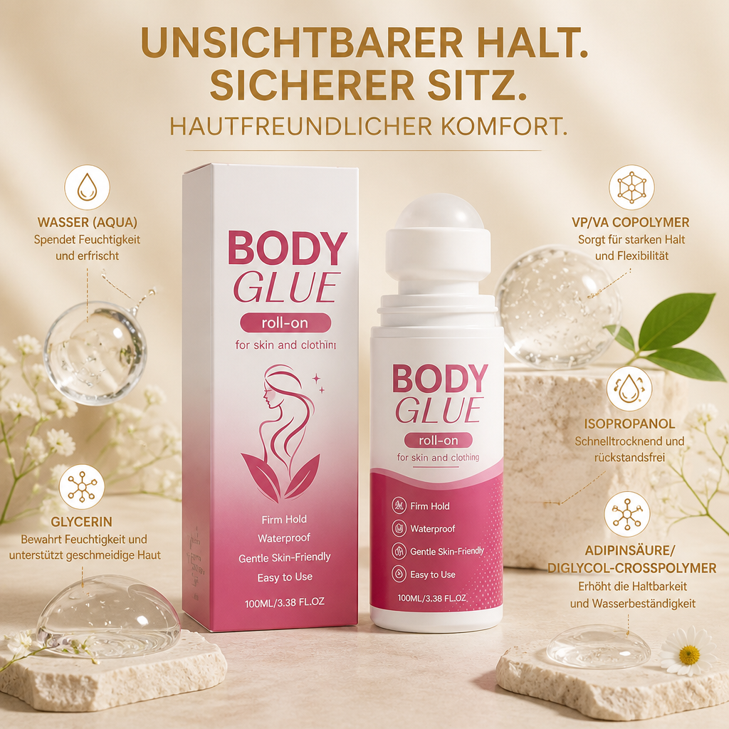 Roll-On Körperkleber – Unsichtbarer Halt Für Sicher Sitzende Kleidung