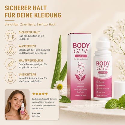 Roll-On Körperkleber – Unsichtbarer Halt Für Sicher Sitzende Kleidung