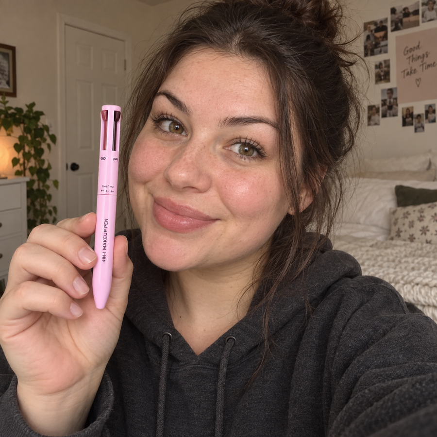 Augenbrauen-Look mit dem 4-in-1-Make-up-Stift