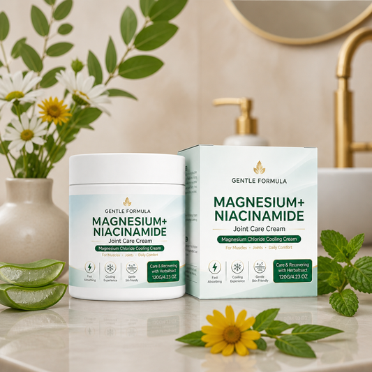 Magnesium- & Niacinamid-Kühlcreme – Täglicher Komfort für Muskeln & Gelenke