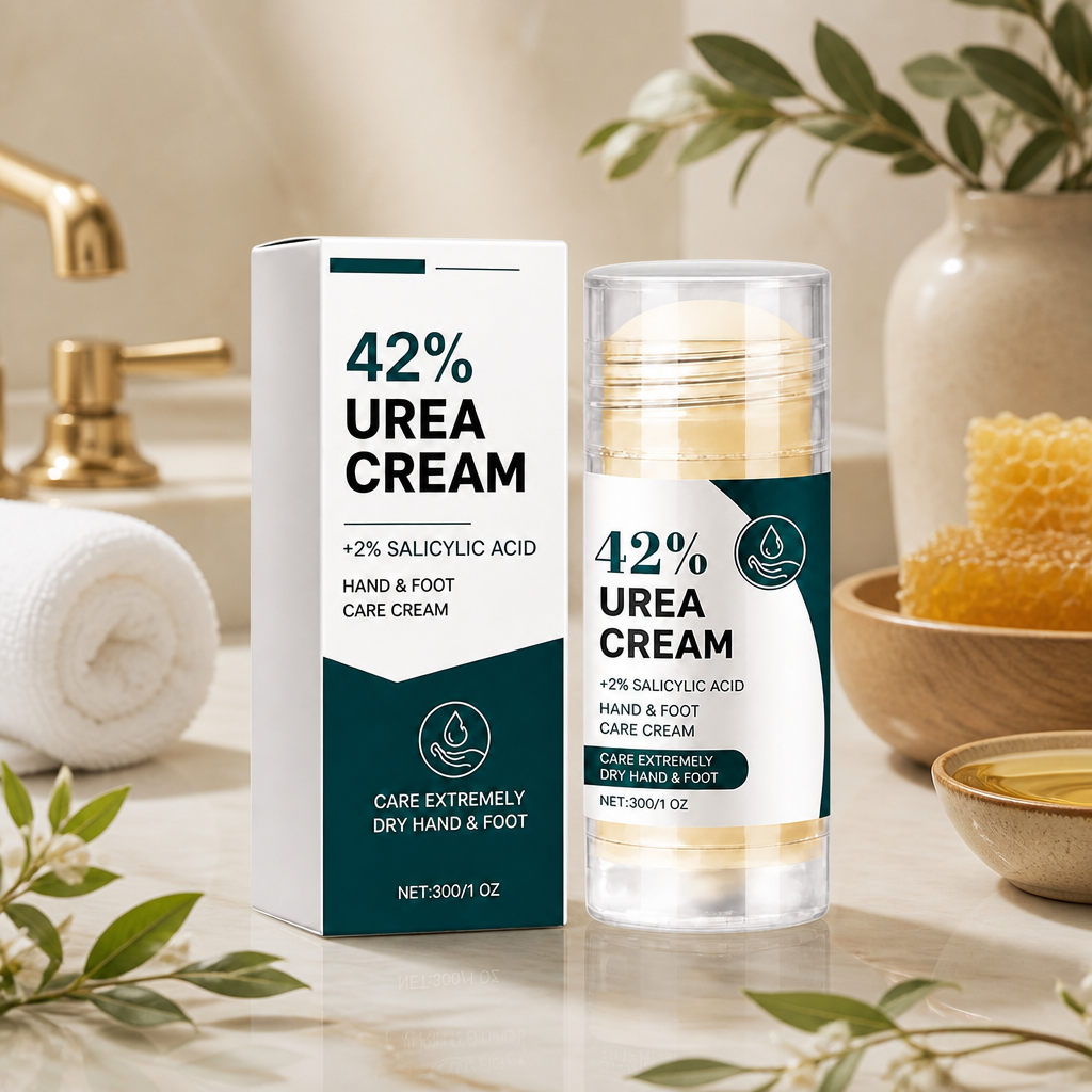 42 % Urea-Hand- & Fußcreme – Intensive Feuchtigkeitspflege für Weiche, Glatte Haut