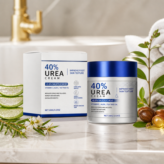 Urea-Fußreparaturcreme – Intensive Feuchtigkeitspflege für Weiche, Glatte Füße