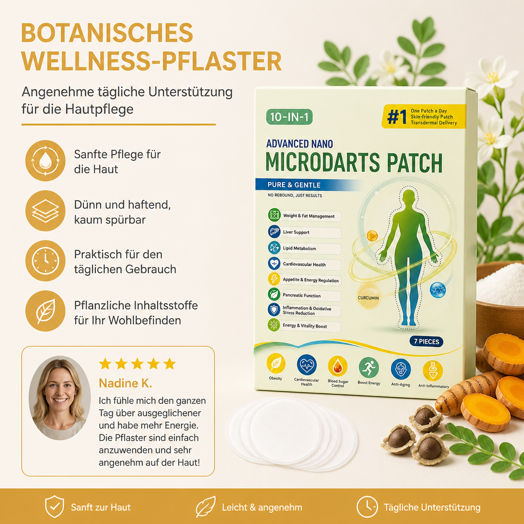 Botanisches Wellness-Pflaster – Angenehme tägliche Unterstützung für die Hautpflege