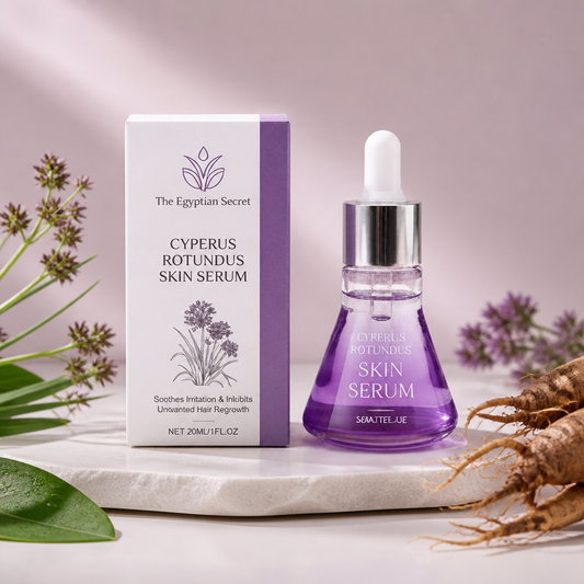 Cyperus-Rotundus-Hautserum für eine glatter wirkende Hautpflege
