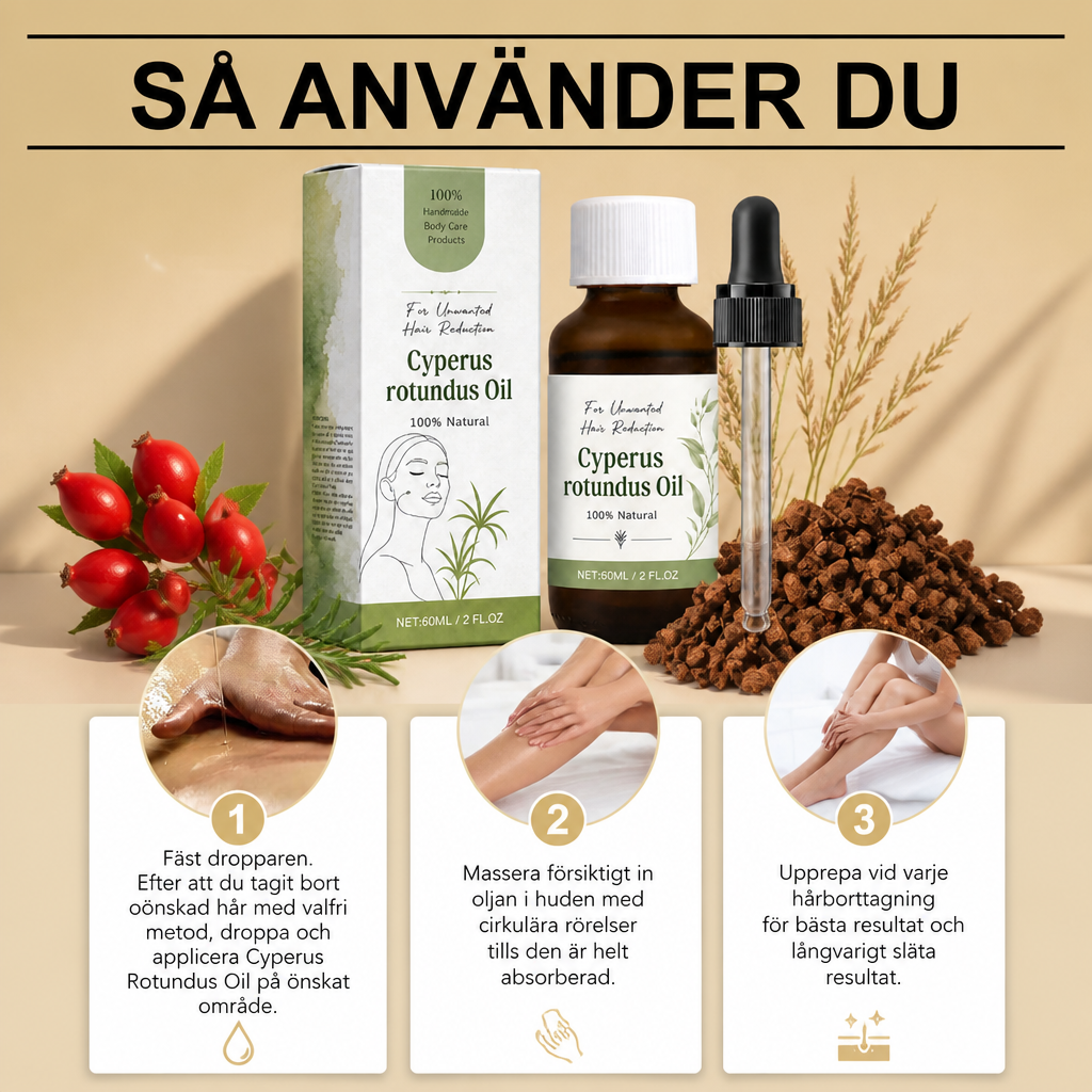 Cyperus-Rotundus-Öl – Natürlich gewonnene Formel für eine glatte Hautpflege