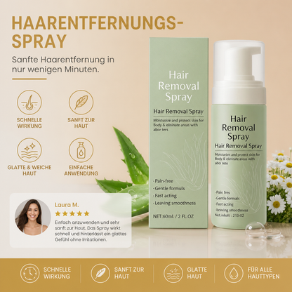 Calciumthioglycolat-Haarentfernungsspray für eine glatte Hautpflege