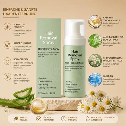 Calciumthioglycolat-Haarentfernungsspray für eine glatte Hautpflege