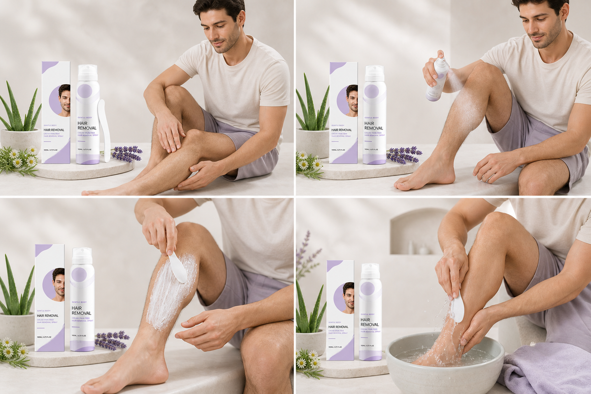 Schritt-für-Schritt Deutsche Beauty Haarentfernungsroutine